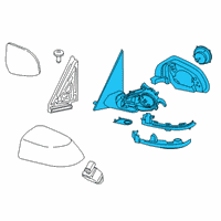 OEM 2019 BMW X7 Heated Outside Mirror, Memor Diagram - 51-16-8-738-349