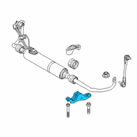 OEM 2017 BMW 540i xDrive Holder, Stabiliser, Lower Section Diagram - 37-11-6-861-476