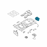 OEM 2012 Kia Sedona Control Assembly-Rear Heat Diagram - 973404D000TW