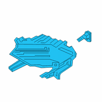 OEM 2020 Hyundai Santa Fe Front Driver Side Fog Light Assembly Diagram - 92201-S2000