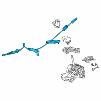 OEM 2019 Toyota RAV4 Shift Control Cable Diagram - 33820-0R170