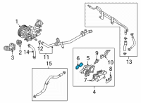 OEM 2019 Hyundai Ioniq Gasket-Thermostat Housing Diagram - 25642-03001
