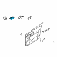 OEM 2004 Hyundai Santa Fe Switch Assembly-Mirror Remote Control Diagram - 93530-26000