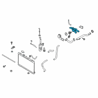 OEM Kia Spectra5 Housing Assembly-Thermostat Diagram - 2562023720