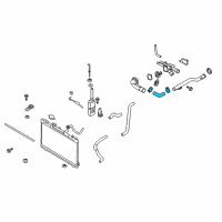 OEM 2002 Hyundai Elantra Hose Assembly-Water Inlet Pipe Diagram - 25480-23001