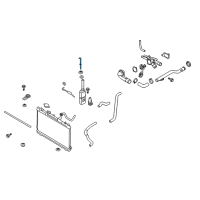 OEM 2008 Kia Spectra Hose-Radiator Reserve Diagram - 254432F010