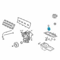 OEM 2012 Dodge Charger Filter-Engine Oil Diagram - 4884899AC