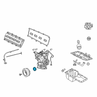 OEM 2016 Ram 1500 Seal-CRANKSHAFT Oil Diagram - 53021585AD
