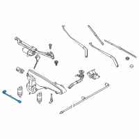 OEM BMW X5 Cleaning System Hose Diagram - 61-66-7-161-468