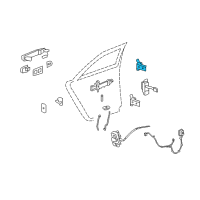 OEM 2018 Chevrolet Impala Upper Hinge Diagram - 13501714