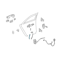 OEM 2010 Cadillac CTS Lock Rod Diagram - 15269128