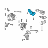 OEM 2012 Dodge Journey Bracket-Engine Mount Diagram - 5147207AD