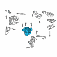 OEM Chrysler 200 Support-Transmission Mount Diagram - 5147129AD