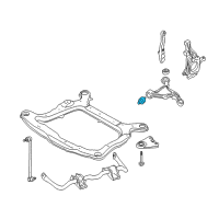 OEM Ford Freestyle Axle Pivot Bushing Diagram - 5F9Z3C377BA