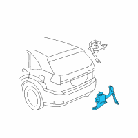 OEM 2007 Lexus RX400h Sensor Sub-Assy, Height Control, Rear RH Diagram - 89407-48030