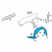 OEM 2022 Lexus RC F Shield Sub-Assembly, FEN Diagram - 53805-24090