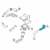 OEM BMW 740Li Charge-Air Duct Diagram - 13-71-7-609-811