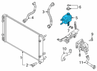 OEM Hyundai Ioniq 5 TANK ASSY-RESERVOIR Diagram - 25430-GI000