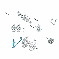 OEM 2022 Kia Telluride Sensor Assembly-Abs Rear Diagram - 58950S9300