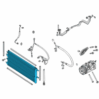 OEM 2020 Ford Fusion Condenser Diagram - G3GZ-19712-A