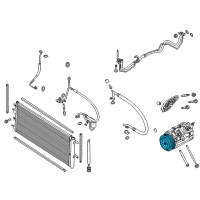 OEM 2015 Ford Fusion Clutch & Pulley Diagram - DG9Z-19D786-CA