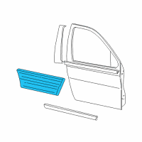 OEM Mercury Monterey Cladding Diagram - 4F2Z-1720878-BAPTM