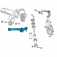 OEM Ram 1500 Lower Control Diagram - 68444512AD