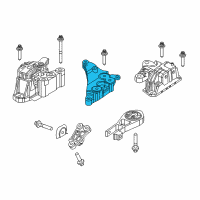 OEM Ram Bracket-Transmission Mount Diagram - 68246579AA