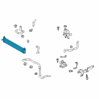 OEM 2016 Toyota Prius V Inverter Cooler Diagram - G9010-47050