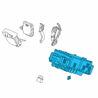 OEM 2019 Honda Ridgeline Box Assembly, Fuse Diagram - 38200-T6Z-A42