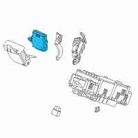 OEM 2021 Honda Ridgeline CONTROL UNIT, AWD Diagram - 48310-5MM-A12