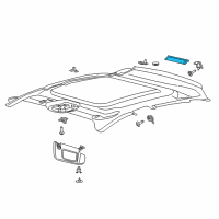 OEM 2014 Lincoln MKZ Dome Lamp Diagram - DP5Z-13776-C