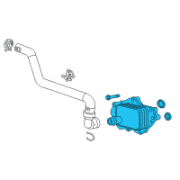 OEM Chevrolet Equinox Oil Cooler Diagram - 55494842