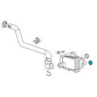 OEM GMC Terrain Oil Cooler Gasket Diagram - 55576424