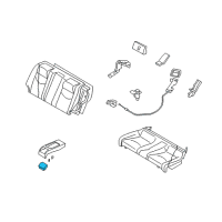 OEM Infiniti G37 Cup Holder Assembly Diagram - 88741-JL00A