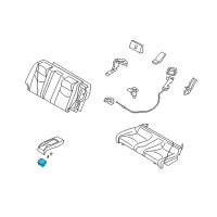 OEM Infiniti Q60 Cup Holder Assembly Diagram - 88741-JL00A