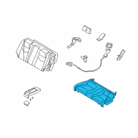 OEM 2012 Infiniti G37 Cushion Assy-Rear Seat Diagram - 88300-1NS6B