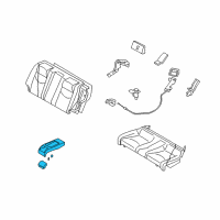 OEM 2015 Infiniti Q60 Lid Assy-Armrest Diagram - 88702-1NV9C