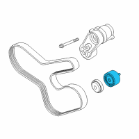 OEM 2017 BMW M3 Deflection Pulley Diagram - 11-28-8-673-720