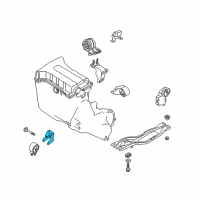 OEM 2000 Kia Spectra Engine Mounting Bracket, No.2 Diagram - 0K25R39020B