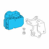 OEM 2012 Toyota RAV4 Actuator Assembly Diagram - 44050-0R094