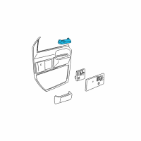 OEM GMC Safari Armrest Diagram - 15591931