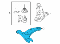 OEM 2012 Scion tC Lower Control Arm Diagram - 48069-12300