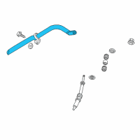 OEM 2005 Dodge Dakota Bar-Front SWAY Diagram - 52013744AA