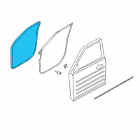 OEM 2010 Ford Flex Weatherstrip On Body Diagram - 8A8Z-7420708-B