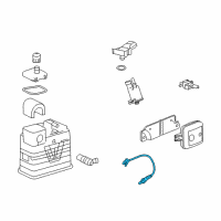 OEM Buick Verano Rear Oxygen Sensor Diagram - 12640115