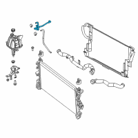 OEM 2016 Ram ProMaster 2500 Hose-COOLANT Recovery Bottle Diagram - 52014843AA