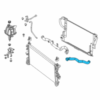 OEM Ram ProMaster 3500 Hose-Radiator Outlet Diagram - 52014848AB