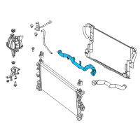 OEM Ram ProMaster 2500 Hose-Radiator Inlet Diagram - 52014860AB