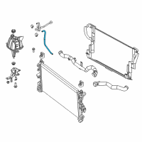 OEM 2017 Ram ProMaster 2500 Hose-COOLANT Recovery Bottle Diagram - 68169281AB